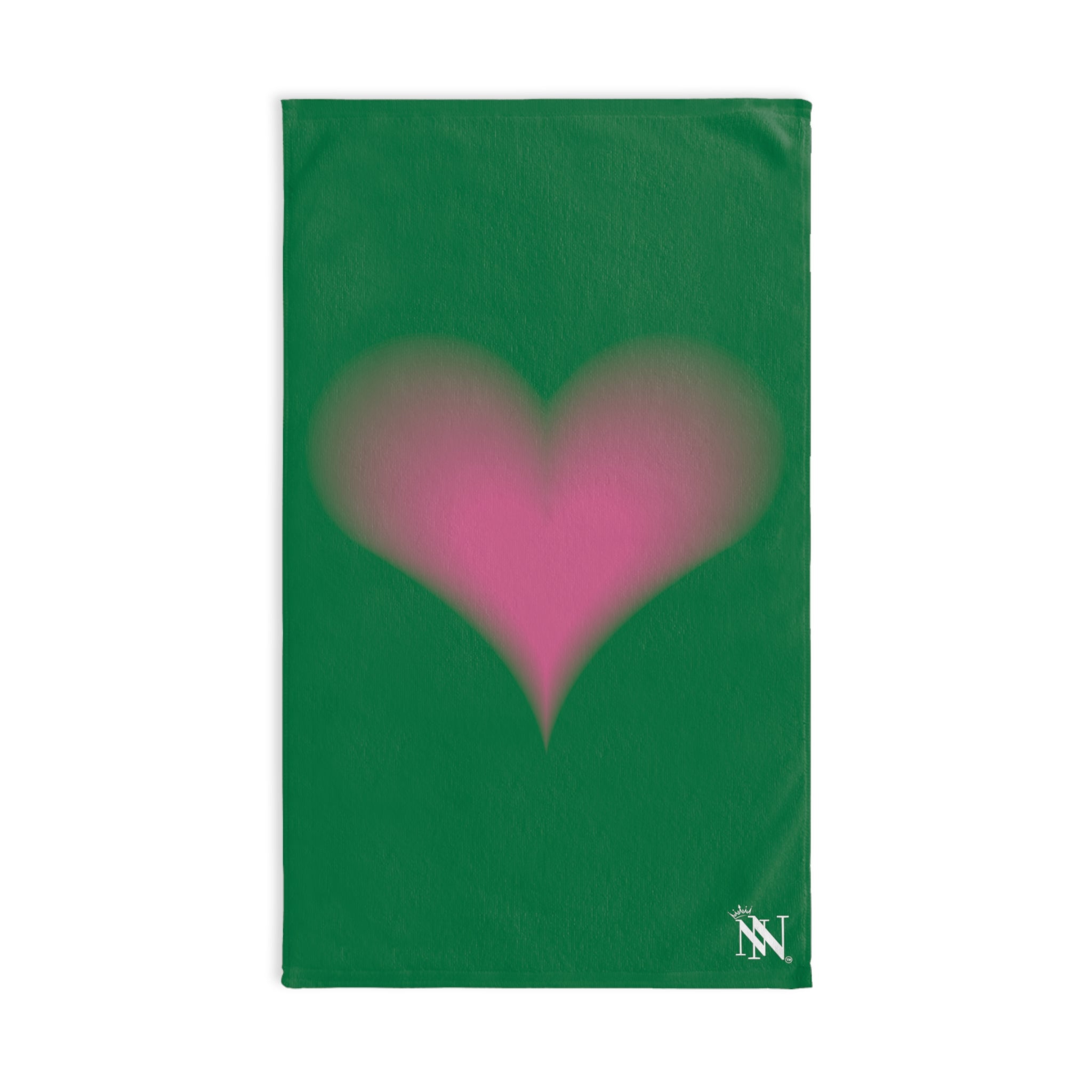 Fade Faded Heart Green | Anniversary Wedding, Christmas, Valentines Day, Birthday Gifts for Him, Her, Romantic Gifts for Wife, Girlfriend, Couples Gifts for Boyfriend, Husband NECTAR NAPKINS