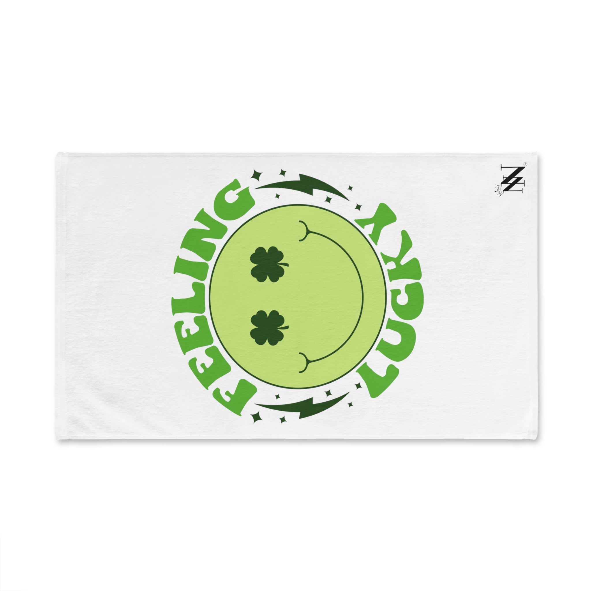 Feeling Smile Shamrock White | Funny Gifts for Men - Gifts for Him - Birthday Gifts for Men, Him, Her, Husband, Boyfriend, Girlfriend, New Couple Gifts, Fathers & Valentines Day Gifts, Christmas Gifts NECTAR NAPKINS