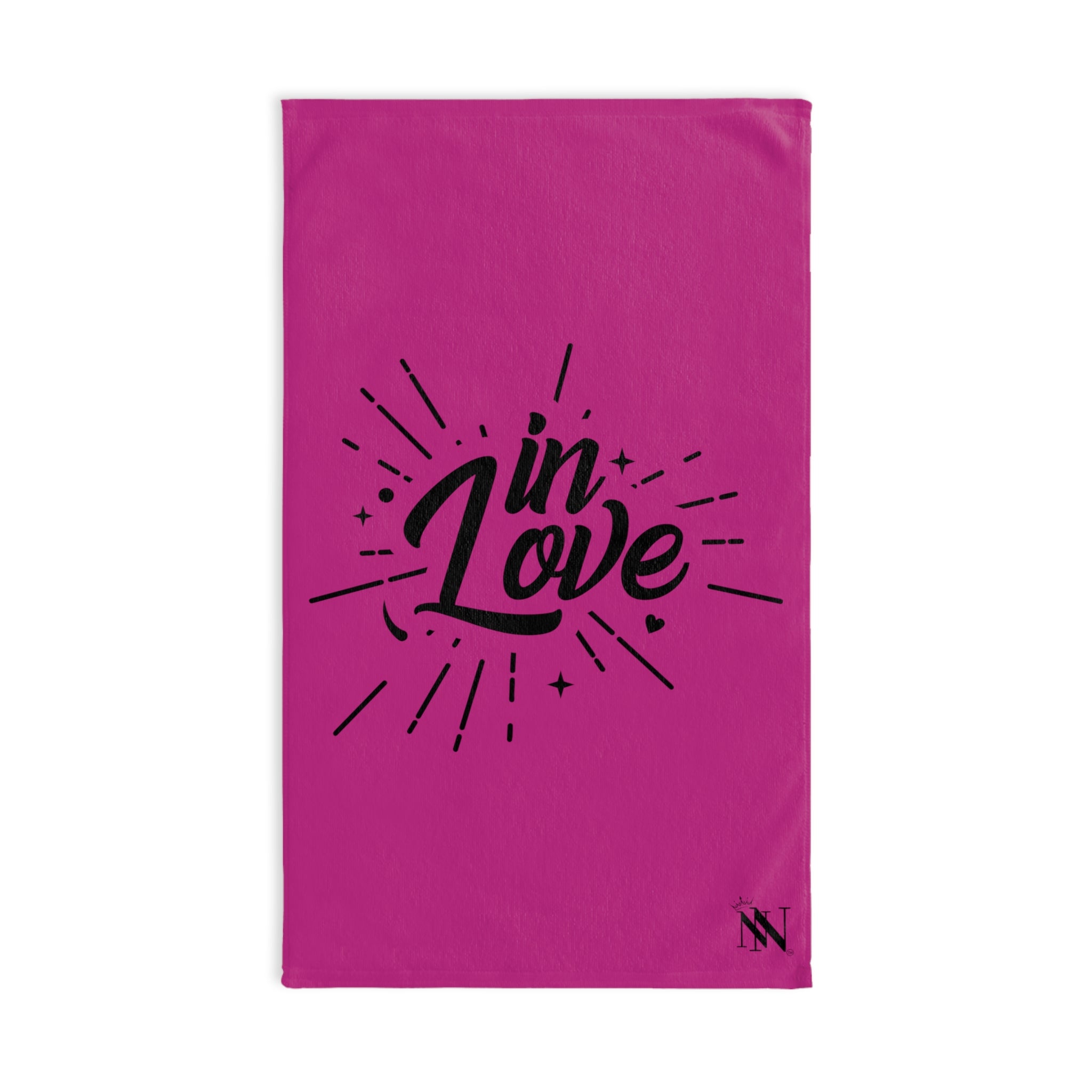 Fireworks In Love Fuscia | Funny Gifts for Men - Gifts for Him - Birthday Gifts for Men, Him, Husband, Boyfriend, New Couple Gifts, Fathers & Valentines Day Gifts, Hand Towels NECTAR NAPKINS