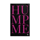 Fuscia Hump Me Black | Sexy Gifts for Boyfriend, Funny Towel Romantic Gift for Wedding Couple Fiance First Year 2nd Anniversary Valentines, Party Gag Gifts, Joke Humor Cloth for Husband Men BF NECTAR NAPKINS
