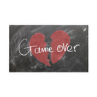 Game Over Broken Heart White | Funny Gifts for Men - Gifts for Him - Birthday Gifts for Men, Him, Her, Husband, Boyfriend, Girlfriend, New Couple Gifts, Fathers & Valentines Day Gifts, Christmas Gifts NECTAR NAPKINS