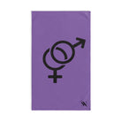 Gender Signs Lavendar | Funny Gifts for Men - Gifts for Him - Birthday Gifts for Men, Him, Husband, Boyfriend, New Couple Gifts, Fathers & Valentines Day Gifts, Hand Towels NECTAR NAPKINS