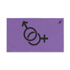 Gender Signs Lavendar | Funny Gifts for Men - Gifts for Him - Birthday Gifts for Men, Him, Husband, Boyfriend, New Couple Gifts, Fathers & Valentines Day Gifts, Hand Towels NECTAR NAPKINS