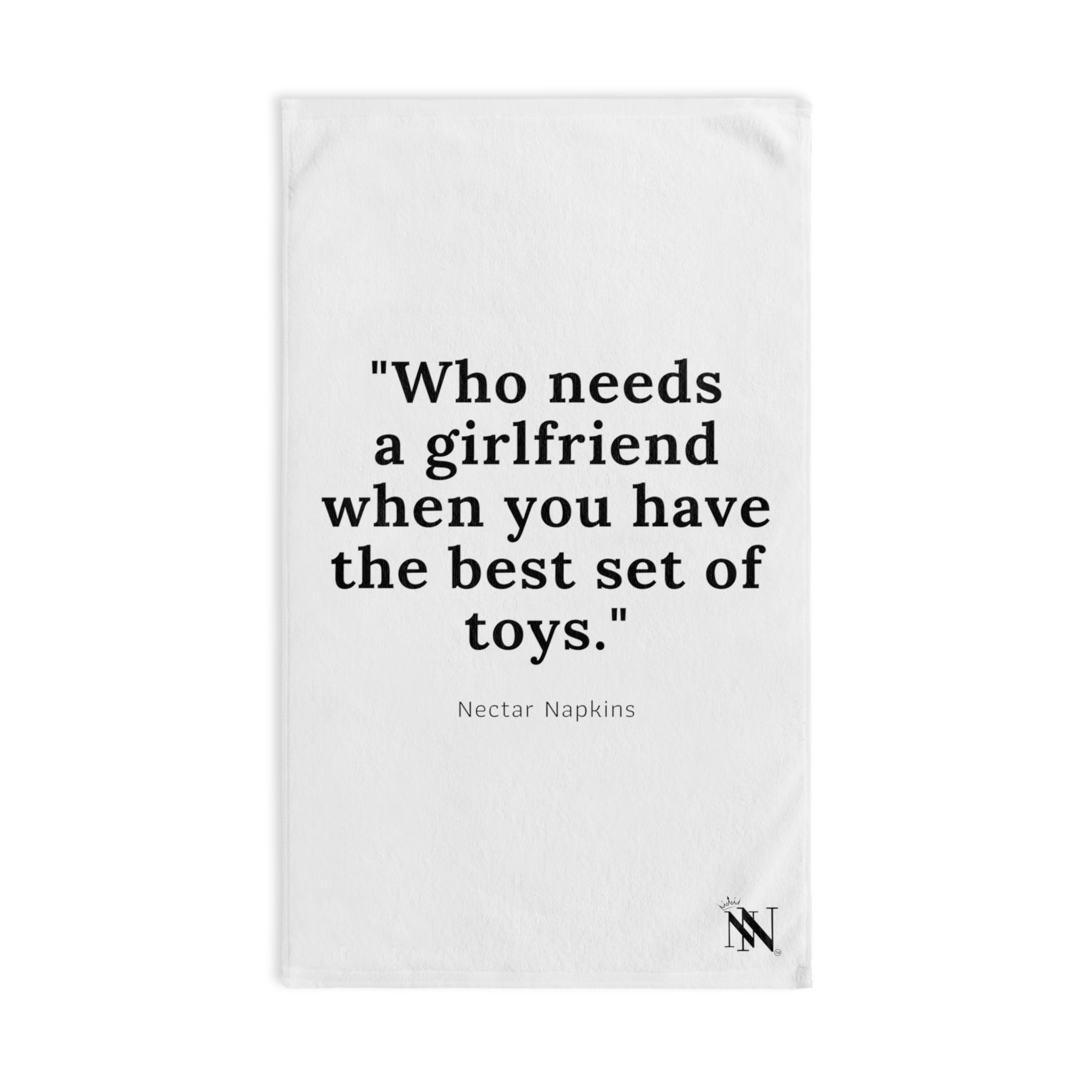 Girlfriend Toys White | Funny Gifts for Men - Gifts for Him - Birthday Gifts for Men, Him, Her, Husband, Boyfriend, Girlfriend, New Couple Gifts, Fathers & Valentines Day Gifts, Christmas Gifts NECTAR NAPKINS