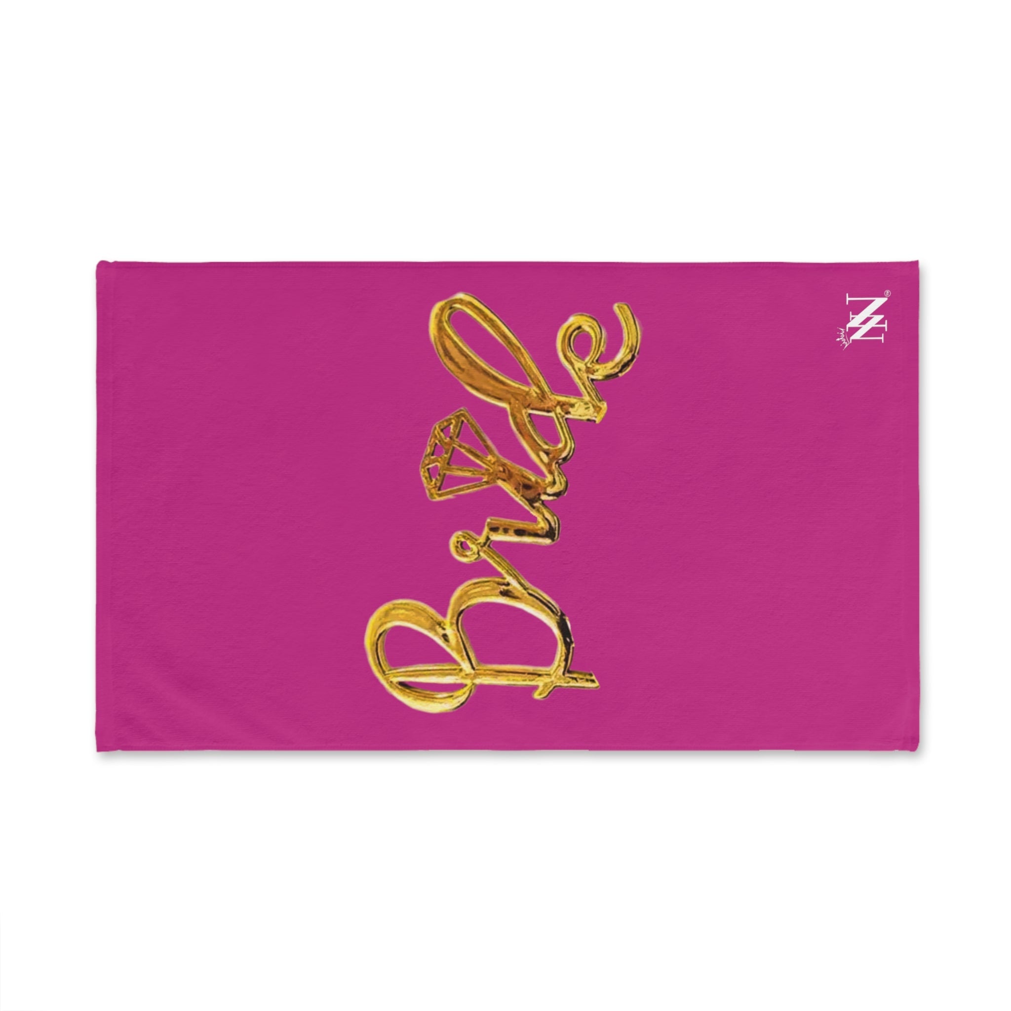 Gold Bride Bling Fuscia | Funny Gifts for Men - Gifts for Him - Birthday Gifts for Men, Him, Husband, Boyfriend, New Couple Gifts, Fathers & Valentines Day Gifts, Hand Towels NECTAR NAPKINS