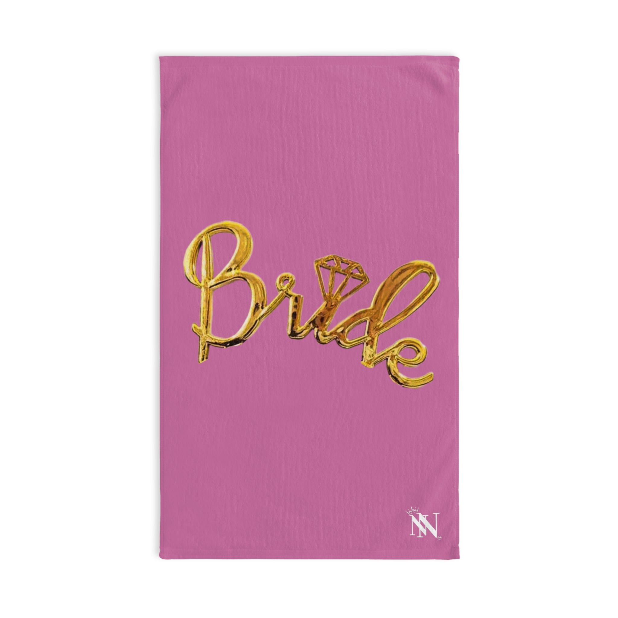 Gold Bride Bling Pink | Novelty Gifts for Boyfriend, Funny Towel Romantic Gift for Wedding Couple Fiance First Year Anniversary Valentines, Party Gag Gifts, Joke Humor Cloth for Husband Men BF NECTAR NAPKINS