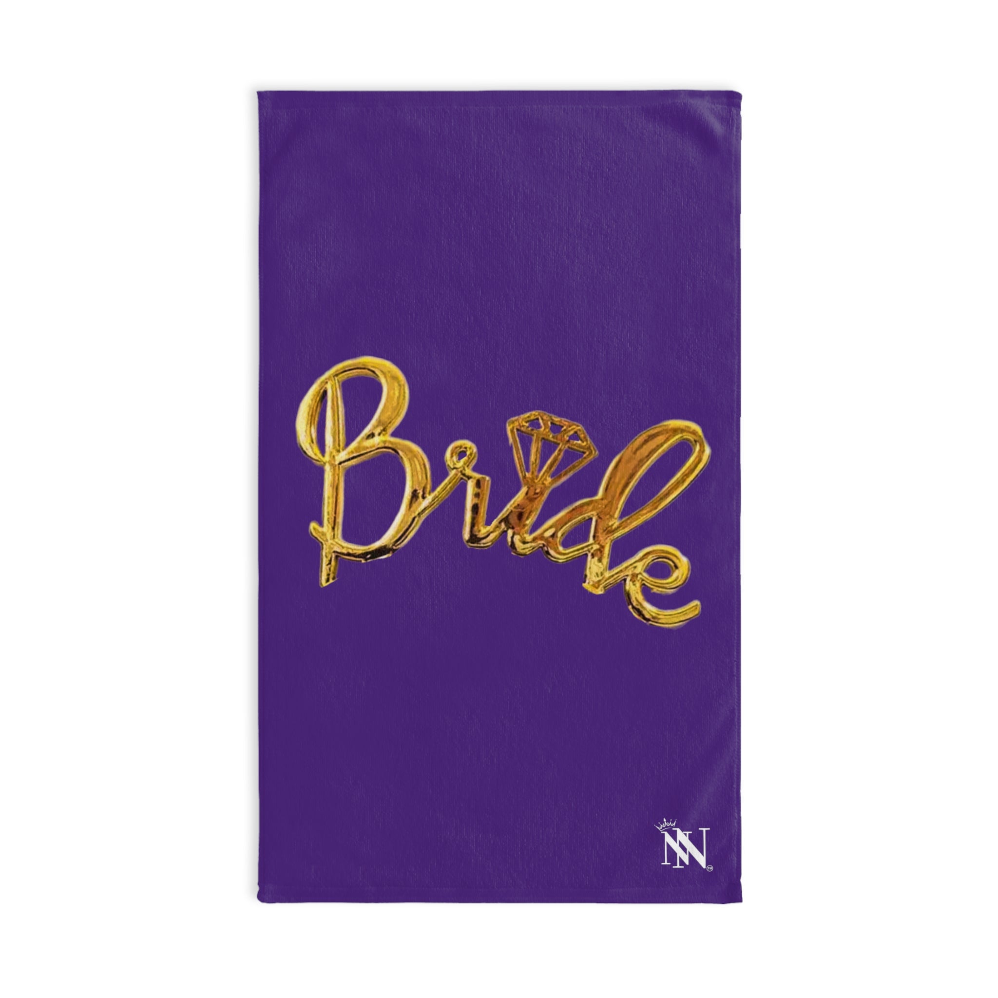 Gold Bride Bling Purple | Funny Gifts for Men - Gifts for Him - Birthday Gifts for Men, Him, Husband, Boyfriend, New Couple Gifts, Fathers & Valentines Day Gifts, Christmas Gifts NECTAR NAPKINS