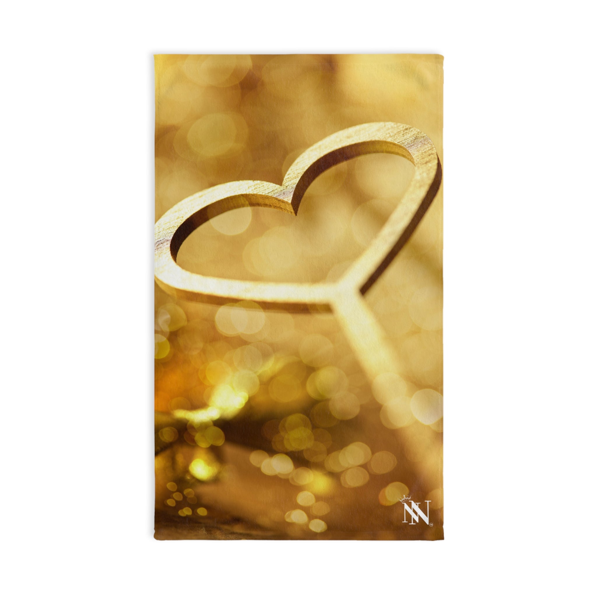 Gold Heart Key White | Funny Gifts for Men - Gifts for Him - Birthday Gifts for Men, Him, Her, Husband, Boyfriend, Girlfriend, New Couple Gifts, Fathers & Valentines Day Gifts, Christmas Gifts NECTAR NAPKINS