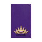 Gold His Queen Purple | Funny Gifts for Men - Gifts for Him - Birthday Gifts for Men, Him, Husband, Boyfriend, New Couple Gifts, Fathers & Valentines Day Gifts, Christmas Gifts NECTAR NAPKINS