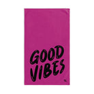 Good Vibes Bubble Fuscia | Funny Gifts for Men - Gifts for Him - Birthday Gifts for Men, Him, Husband, Boyfriend, New Couple Gifts, Fathers & Valentines Day Gifts, Hand Towels NECTAR NAPKINS