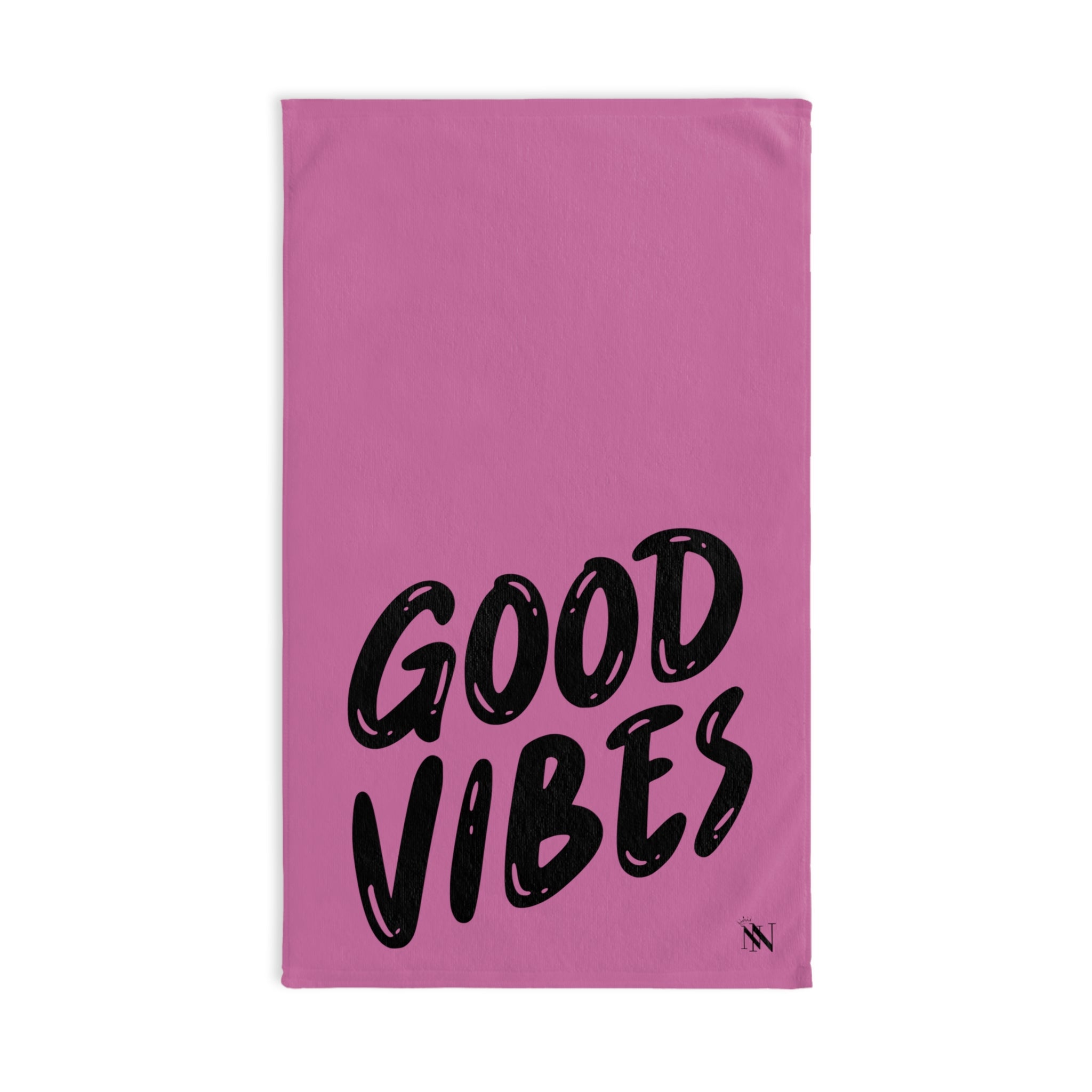 Good Vibes Bubble Pink | Novelty Gifts for Boyfriend, Funny Towel Romantic Gift for Wedding Couple Fiance First Year Anniversary Valentines, Party Gag Gifts, Joke Humor Cloth for Husband Men BF NECTAR NAPKINS