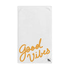 Good Vibes Gold White | Funny Gifts for Men - Gifts for Him - Birthday Gifts for Men, Him, Her, Husband, Boyfriend, Girlfriend, New Couple Gifts, Fathers & Valentines Day Gifts, Christmas Gifts NECTAR NAPKINS