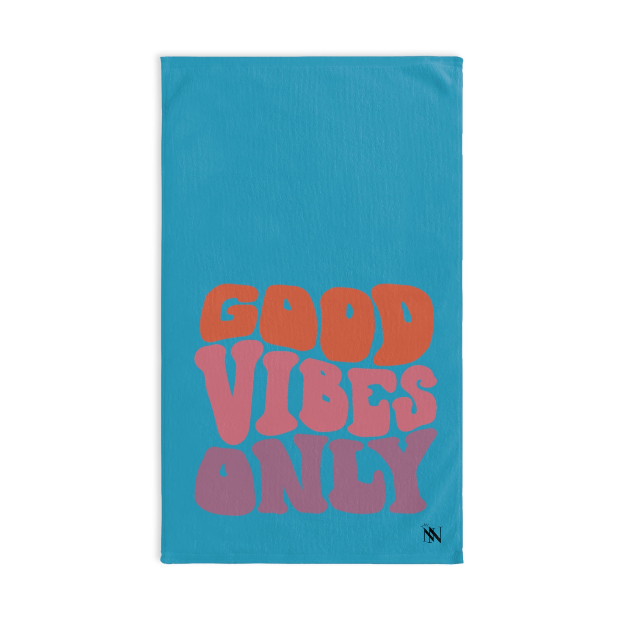 Good Vibes Retro Teal | Novelty Gifts for Boyfriend, Funny Towel Romantic Gift for Wedding Couple Fiance First Year Anniversary Valentines, Party Gag Gifts, Joke Humor Cloth for Husband Men BF NECTAR NAPKINS