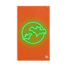 Green Bat Neon Orange | Funny Gifts for Men - Gifts for Him - Birthday Gifts for Men, Him, Husband, Boyfriend, New Couple Gifts, Fathers & Valentines Day Gifts, Hand Towels NECTAR NAPKINS