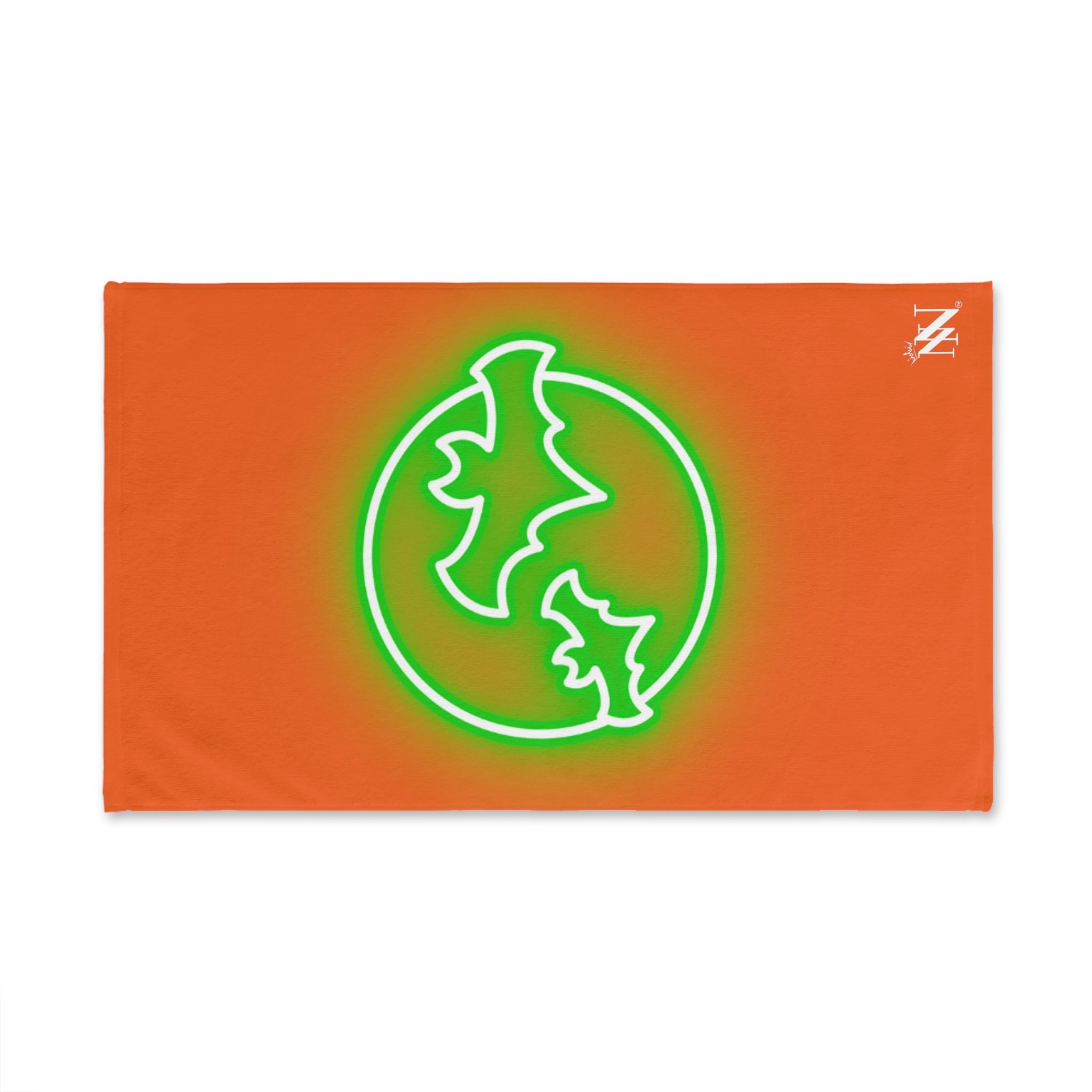 Green Bat Neon Orange | Funny Gifts for Men - Gifts for Him - Birthday Gifts for Men, Him, Husband, Boyfriend, New Couple Gifts, Fathers & Valentines Day Gifts, Hand Towels NECTAR NAPKINS