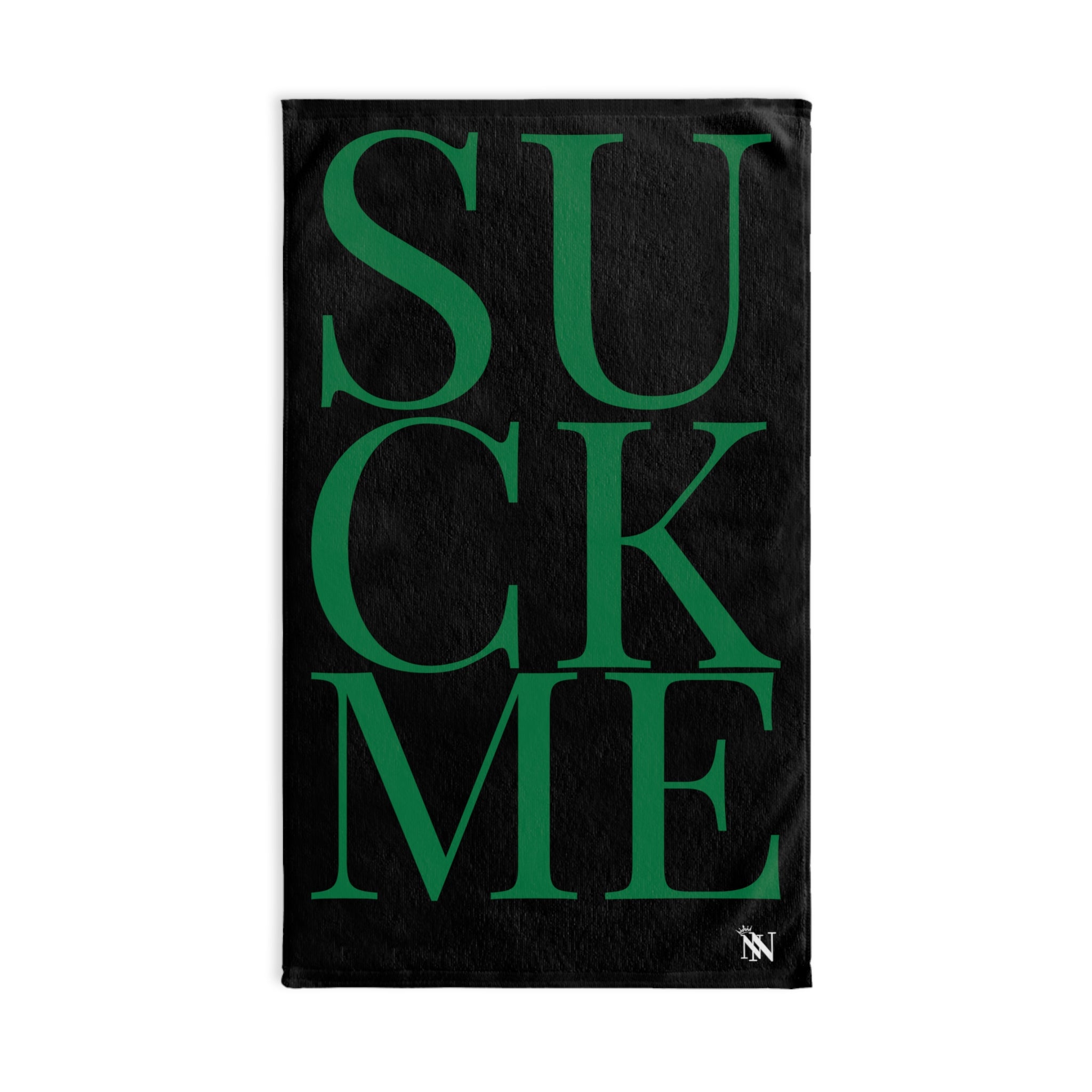 Green Suck Me Black | Sexy Gifts for Boyfriend, Funny Towel Romantic Gift for Wedding Couple Fiance First Year 2nd Anniversary Valentines, Party Gag Gifts, Joke Humor Cloth for Husband Men BF NECTAR NAPKINS