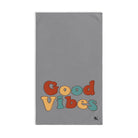 Groovy Good VibesGrey | Anniversary Wedding, Christmas, Valentines Day, Birthday Gifts for Him, Her, Romantic Gifts for Wife, Girlfriend, Couples Gifts for Boyfriend, Husband NECTAR NAPKINS