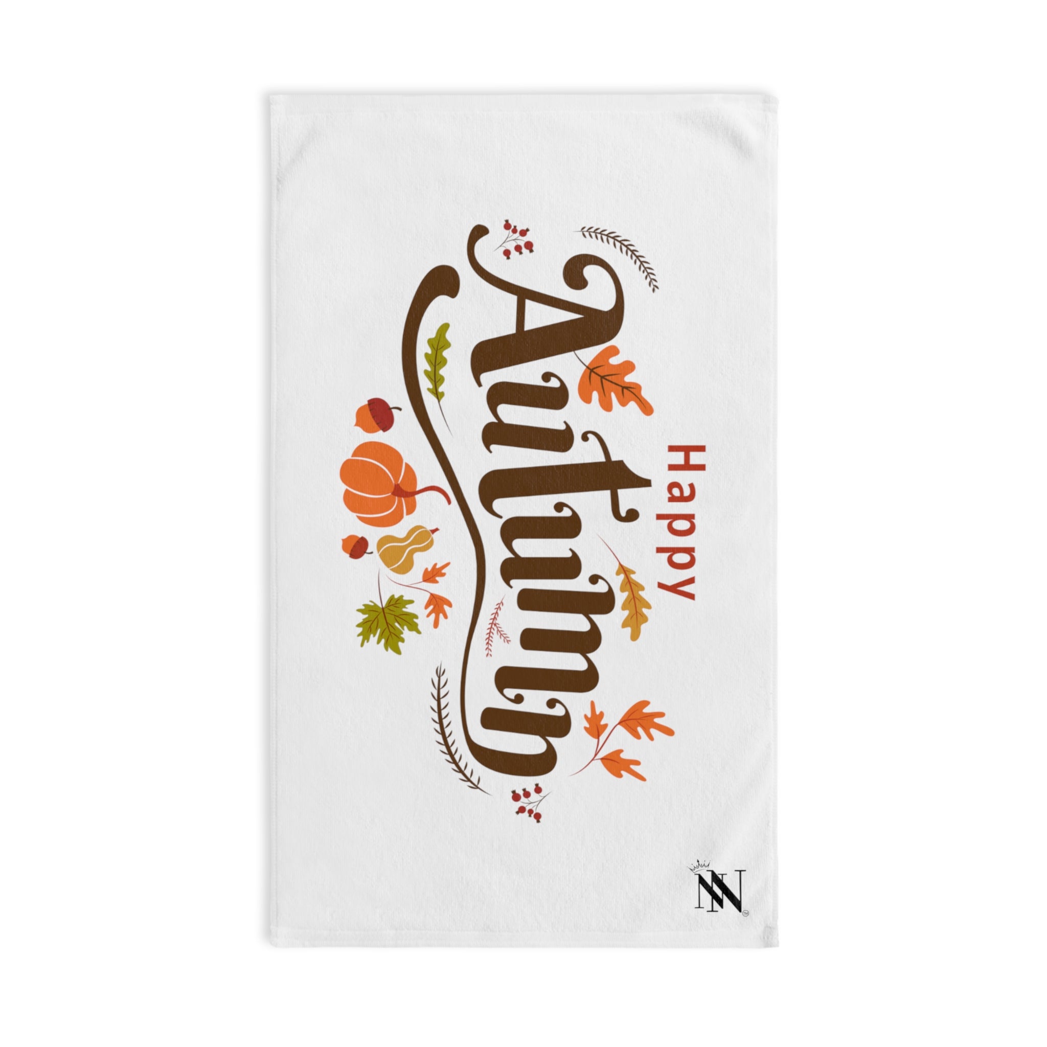 Happy Autumn Fall White | Funny Gifts for Men - Gifts for Him - Birthday Gifts for Men, Him, Her, Husband, Boyfriend, Girlfriend, New Couple Gifts, Fathers & Valentines Day Gifts, Christmas Gifts NECTAR NAPKINS