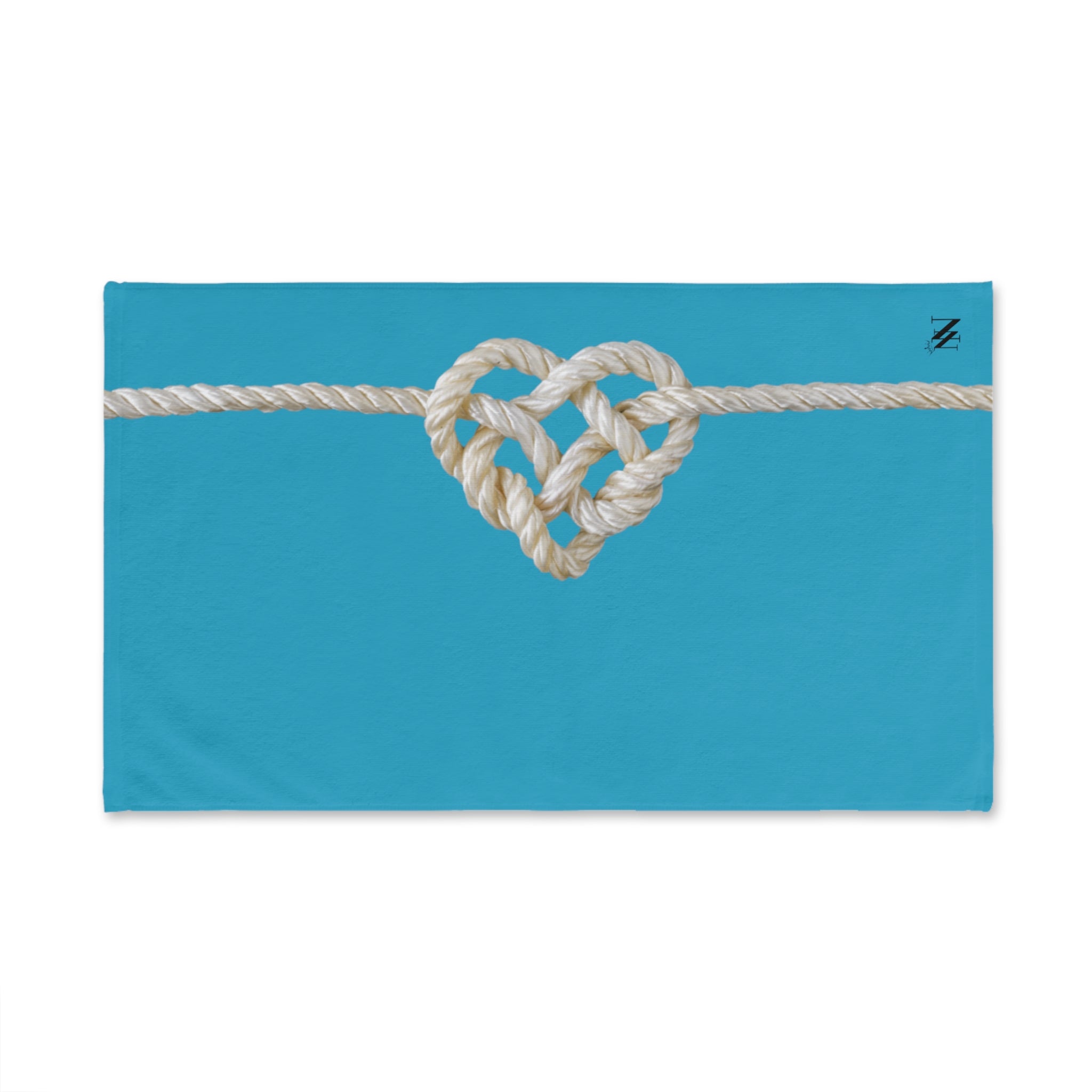Heart Knot Teal | Novelty Gifts for Boyfriend, Funny Towel Romantic Gift for Wedding Couple Fiance First Year Anniversary Valentines, Party Gag Gifts, Joke Humor Cloth for Husband Men BF NECTAR NAPKINS