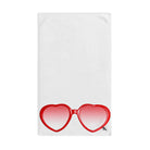 Heart Sunglasses White | Funny Gifts for Men - Gifts for Him - Birthday Gifts for Men, Him, Her, Husband, Boyfriend, Girlfriend, New Couple Gifts, Fathers & Valentines Day Gifts, Christmas Gifts NECTAR NAPKINS