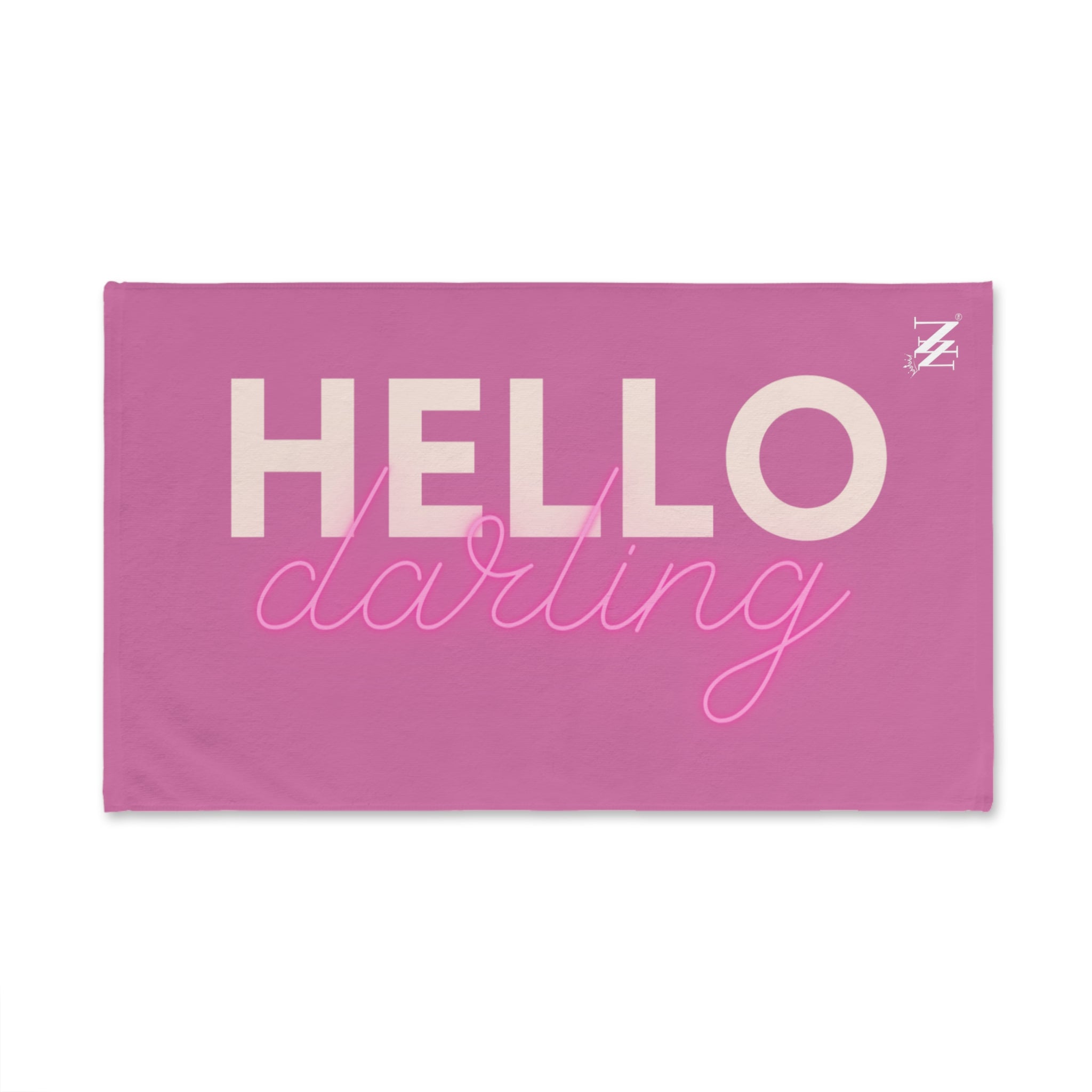 Hello Darling | Gifts for Boyfriend, Funny Towel Romantic Gift for Wedding Couple Fiance First Year Anniversary Valentines, Party Gag Gifts, Joke Humor Cloth for Husband Men BF NECTAR NAPKINS