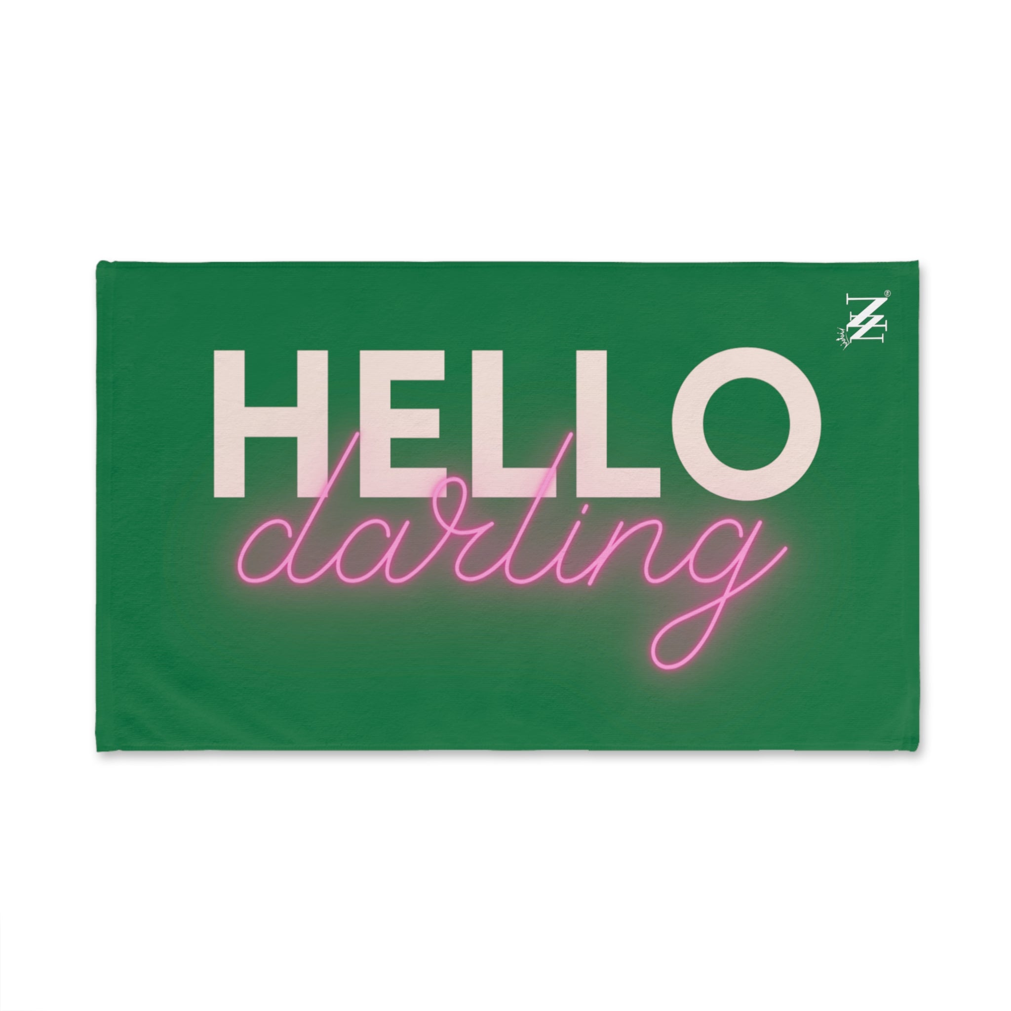 Hello Darling | Gifts for Boyfriend, Funny Towel Romantic Gift for Wedding Couple Fiance First Year Anniversary Valentines, Party Gag Gifts, Joke Humor Cloth for Husband Men BF NECTAR NAPKINS