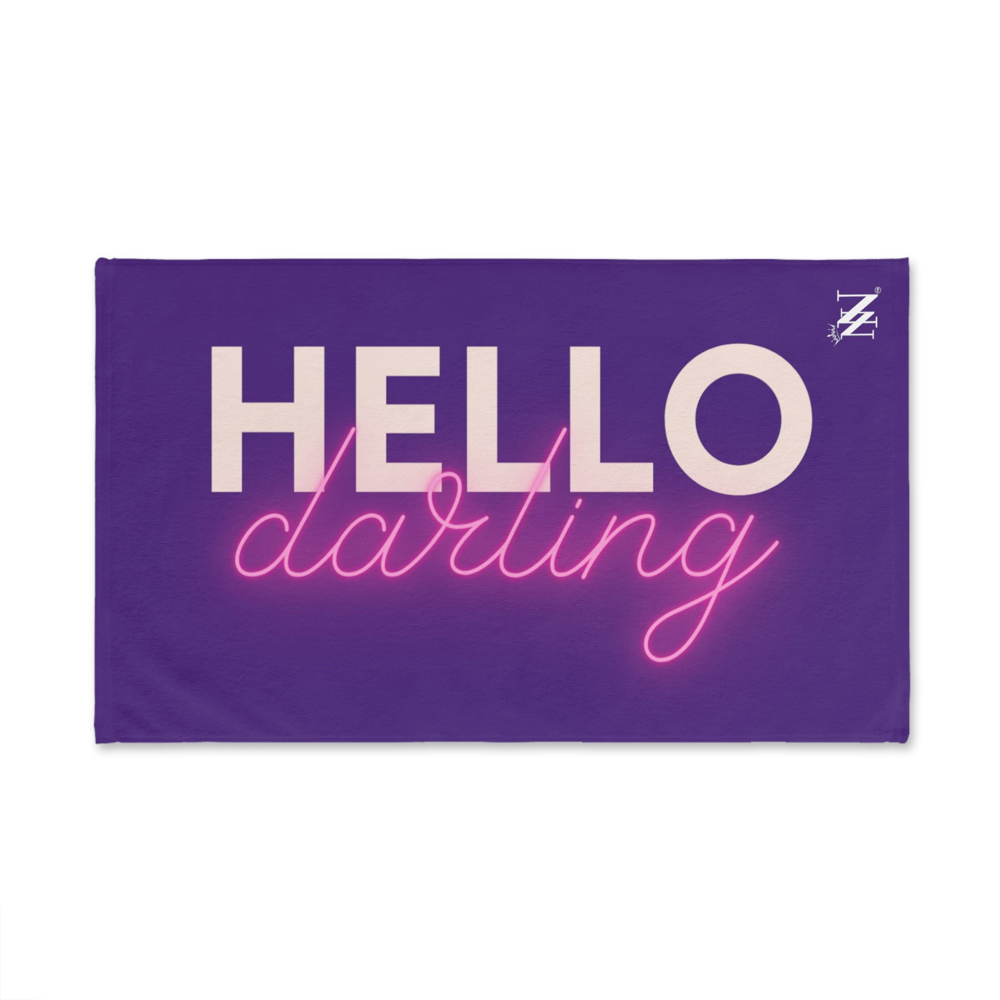 Hello Darling | Gifts for Boyfriend, Funny Towel Romantic Gift for Wedding Couple Fiance First Year Anniversary Valentines, Party Gag Gifts, Joke Humor Cloth for Husband Men BF NECTAR NAPKINS