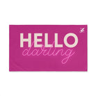 Hello Darling | Gifts for Boyfriend, Funny Towel Romantic Gift for Wedding Couple Fiance First Year Anniversary Valentines, Party Gag Gifts, Joke Humor Cloth for Husband Men BF NECTAR NAPKINS