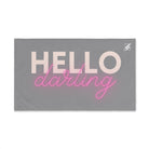 Hello Darling Grey | Anniversary Wedding, Christmas, Valentines Day, Birthday Gifts for Him, Her, Romantic Gifts for Wife, Girlfriend, Couples Gifts for Boyfriend, Husband NECTAR NAPKINS