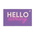 Hello Darling Lavendar | Funny Gifts for Men - Gifts for Him - Birthday Gifts for Men, Him, Husband, Boyfriend, New Couple Gifts, Fathers & Valentines Day Gifts, Hand Towels Valentines NECTAR NAPKINS