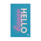 Hello Darling Teal | Novelty Gifts for Boyfriend, Funny Towel Romantic Gift for Wedding Couple Fiance First Year Anniversary Valentines, Party Gag Gifts, Joke Humor Cloth for Husband Men BF NECTAR NAPKINS