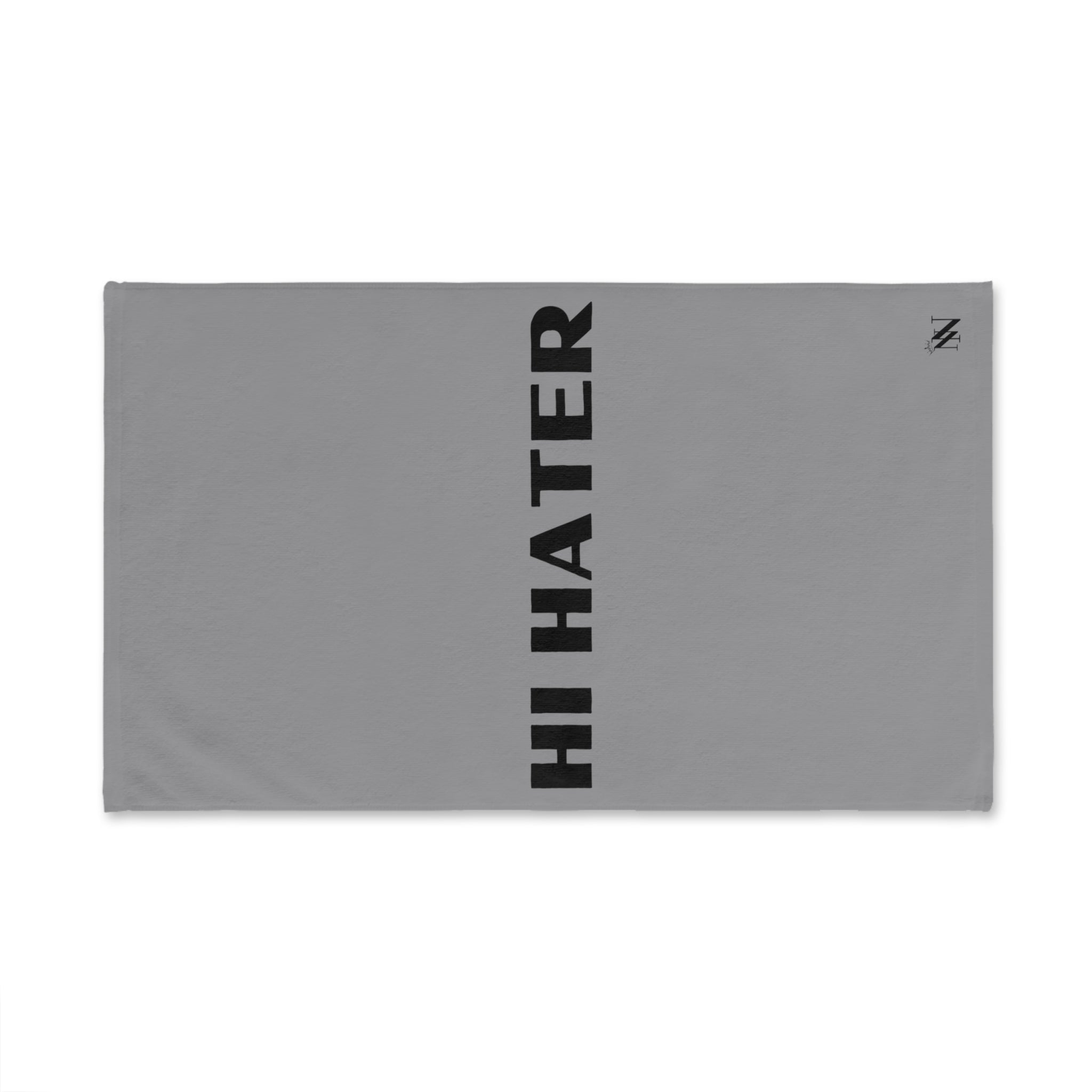 Hi Hater Fun Print Grey | Anniversary Wedding, Christmas, Valentines Day, Birthday Gifts for Him, Her, Romantic Gifts for Wife, Girlfriend, Couples Gifts for Boyfriend, Husband NECTAR NAPKINS