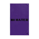 Hi Hater Fun Print Purple | Funny Gifts for Men - Gifts for Him - Birthday Gifts for Men, Him, Husband, Boyfriend, New Couple Gifts, Fathers & Valentines Day Gifts, Christmas Gifts NECTAR NAPKINS