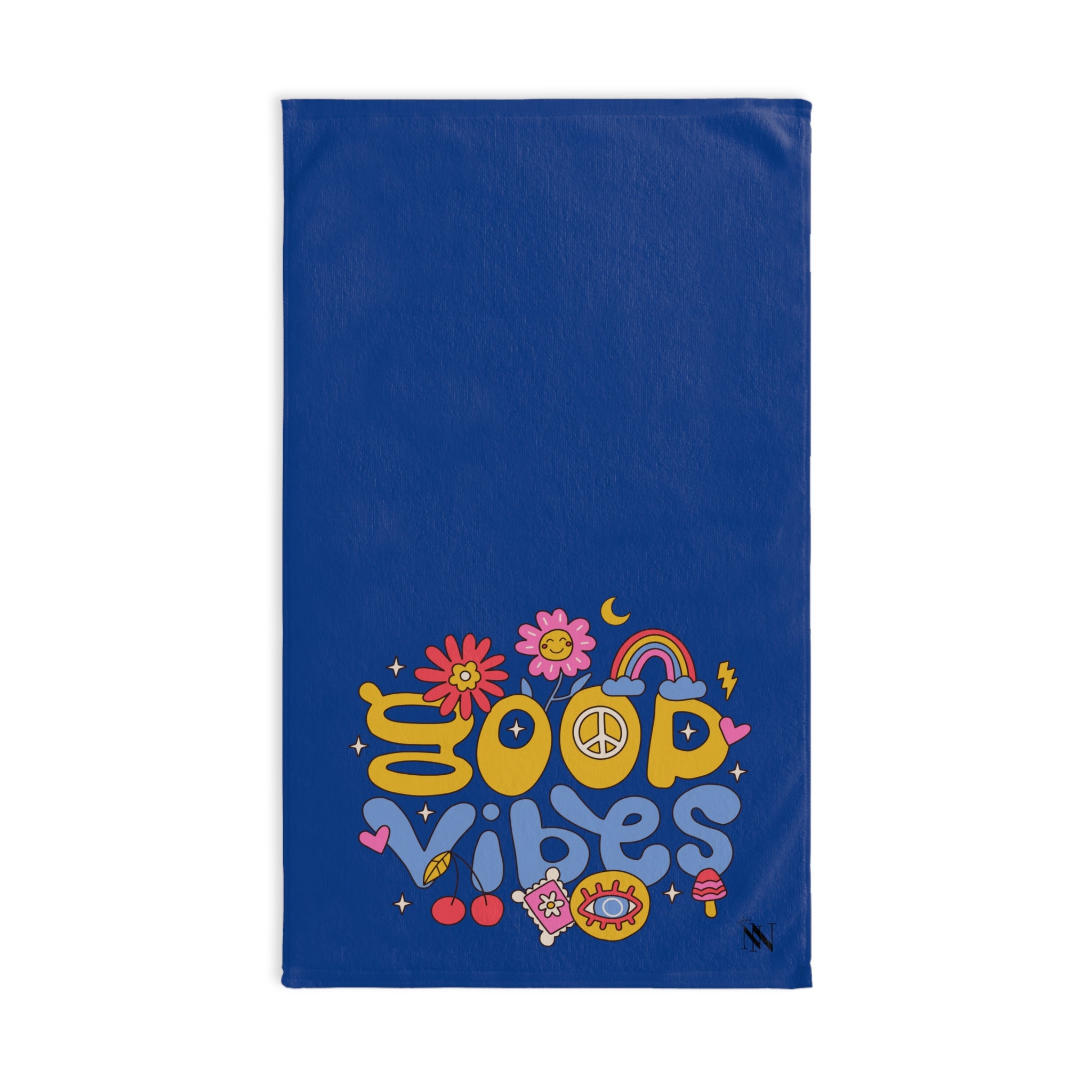 Hippie Vibes Good Blue | Gifts for Boyfriend, Funny Towel Romantic Gift for Wedding Couple Fiance First Year Anniversary Valentines, Party Gag Gifts, Joke Humor Cloth for Husband Men BF NECTAR NAPKINS