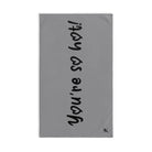 Hot You're So Grey | Anniversary Wedding, Christmas, Valentines Day, Birthday Gifts for Him, Her, Romantic Gifts for Wife, Girlfriend, Couples Gifts for Boyfriend, Husband NECTAR NAPKINS