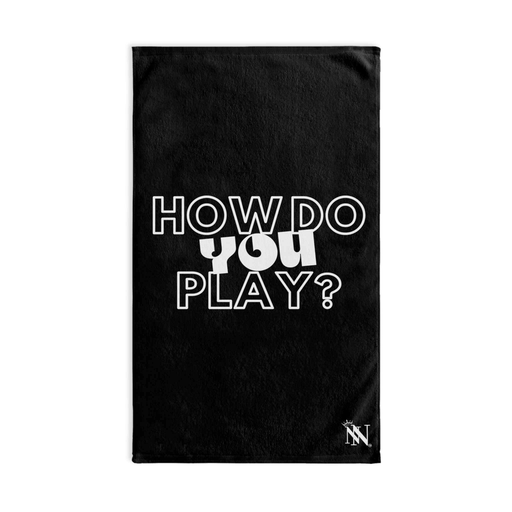 How Do You Play Black | Sexy Gifts for Boyfriend, Funny Towel Romantic Gift for Wedding Couple Fiance First Year 2nd Anniversary Valentines, Party Gag Gifts, Joke Humor Cloth for Husband Men BF NECTAR NAPKINS