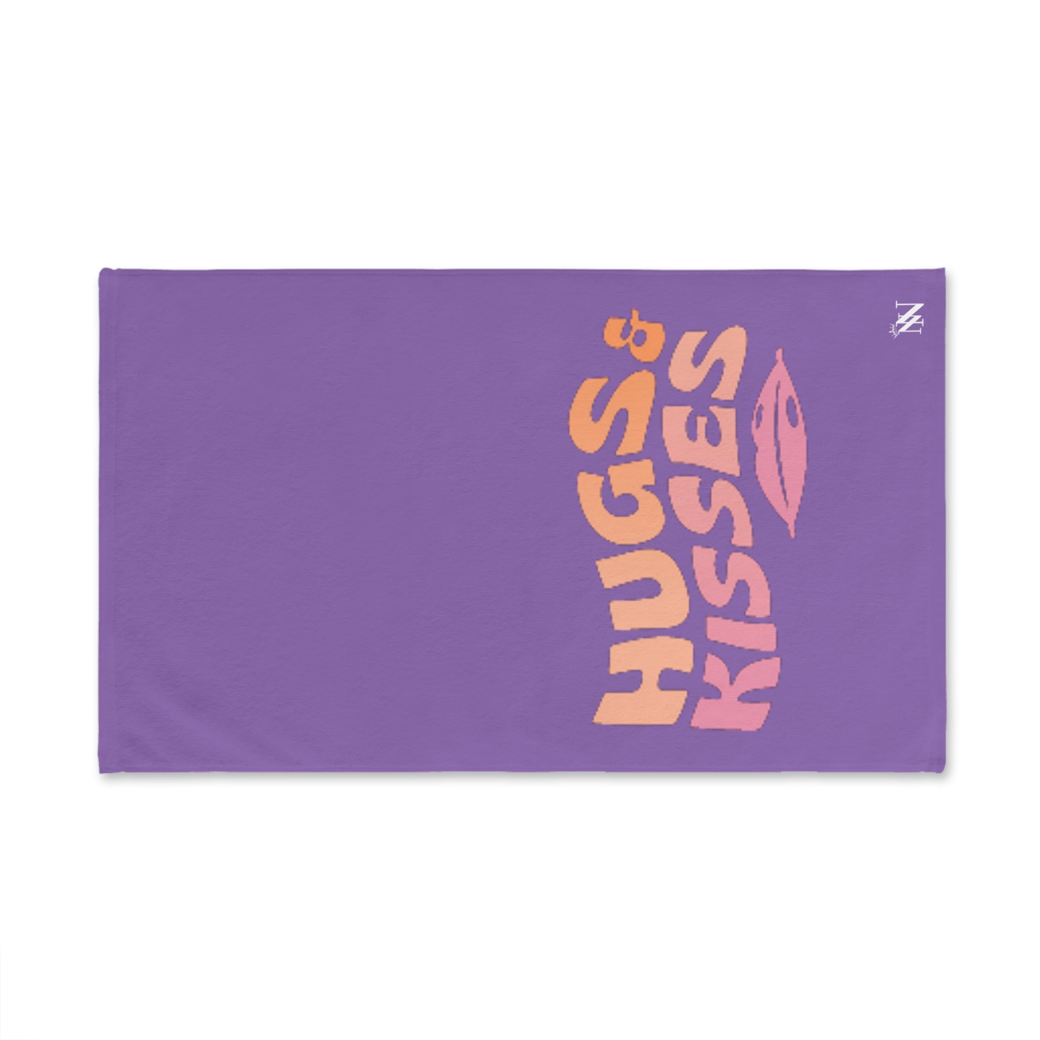 Hugs Kisses Kiss Lavendar | Funny Gifts for Men - Gifts for Him - Birthday Gifts for Men, Him, Husband, Boyfriend, New Couple Gifts, Fathers & Valentines Day Gifts, Hand Towels NECTAR NAPKINS