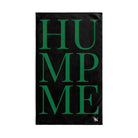 Hump Me Green Black | Sexy Gifts for Boyfriend, Funny Towel Romantic Gift for Wedding Couple Fiance First Year 2nd Anniversary Valentines, Party Gag Gifts, Joke Humor Cloth for Husband Men BF NECTAR NAPKINS