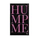 Hump Me Pink Black | Sexy Gifts for Boyfriend, Funny Towel Romantic Gift for Wedding Couple Fiance First Year 2nd Anniversary Valentines, Party Gag Gifts, Joke Humor Cloth for Husband Men BF NECTAR NAPKINS