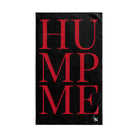 Hump Me Red Black | Sexy Gifts for Boyfriend, Funny Towel Romantic Gift for Wedding Couple Fiance First Year 2nd Anniversary Valentines, Party Gag Gifts, Joke Humor Cloth for Husband Men BF NECTAR NAPKINS