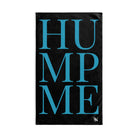 Hump Me Teal Black | Sexy Gifts for Boyfriend, Funny Towel Romantic Gift for Wedding Couple Fiance First Year 2nd Anniversary Valentines, Party Gag Gifts, Joke Humor Cloth for Husband Men BF NECTAR NAPKINS