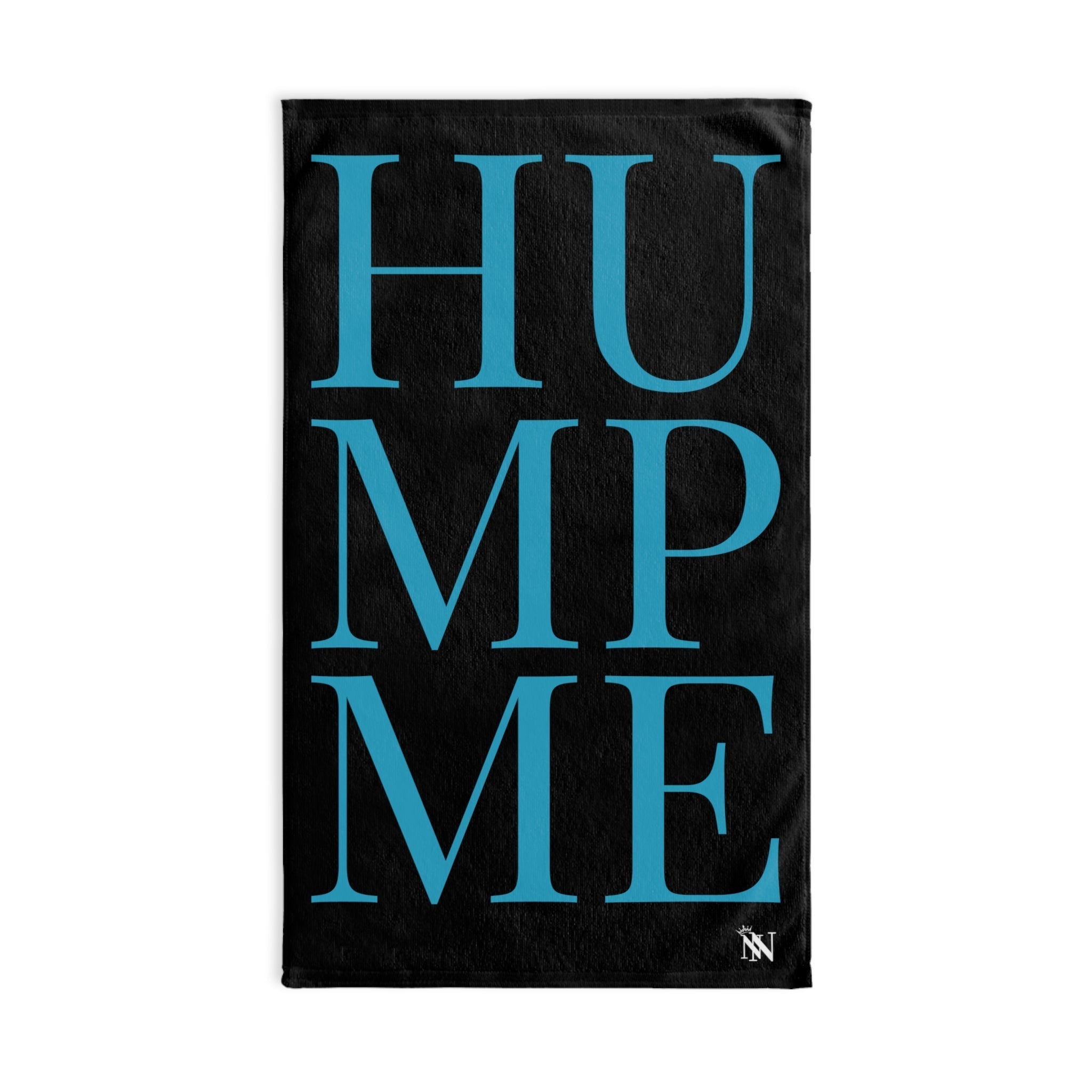 Hump Me Teal Black | Sexy Gifts for Boyfriend, Funny Towel Romantic Gift for Wedding Couple Fiance First Year 2nd Anniversary Valentines, Party Gag Gifts, Joke Humor Cloth for Husband Men BF NECTAR NAPKINS