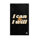 I Can Will Black | Sexy Gifts for Boyfriend, Funny Towel Romantic Gift for Wedding Couple Fiance First Year 2nd Anniversary Valentines, Party Gag Gifts, Joke Humor Cloth for Husband Men BF NECTAR NAPKINS