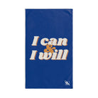 I Can Will Blue | Gifts for Boyfriend, Funny Towel Romantic Gift for Wedding Couple Fiance First Year Anniversary Valentines, Party Gag Gifts, Joke Humor Cloth for Husband Men BF NECTAR NAPKINS