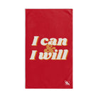 I Can Will Red | Sexy Gifts for Boyfriend, Funny Towel Romantic Gift for Wedding Couple Fiance First Year 2nd Anniversary Valentines, Party Gag Gifts, Joke Humor Cloth for Husband Men BF NECTAR NAPKINS