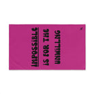 Impossible TryFuscia | Funny Gifts for Men - Gifts for Him - Birthday Gifts for Men, Him, Husband, Boyfriend, New Couple Gifts, Fathers & Valentines Day Gifts, Hand Towels NECTAR NAPKINS