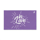 In Love Spark Lavendar | Funny Gifts for Men - Gifts for Him - Birthday Gifts for Men, Him, Husband, Boyfriend, New Couple Gifts, Fathers & Valentines Day Gifts, Hand Towels NECTAR NAPKINS