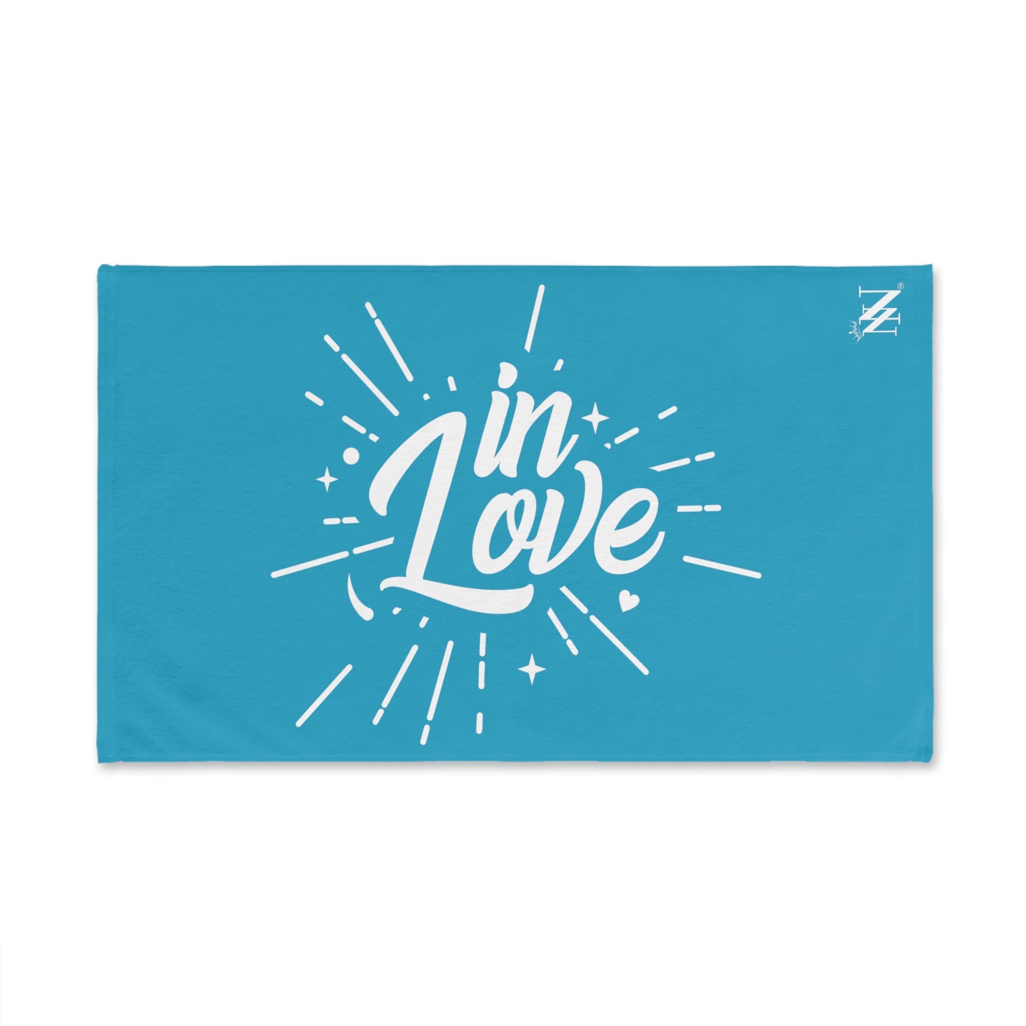 In Love Spark Teal | Novelty Gifts for Boyfriend, Funny Towel Romantic Gift for Wedding Couple Fiance First Year Anniversary Valentines, Party Gag Gifts, Joke Humor Cloth for Husband Men BF NECTAR NAPKINS