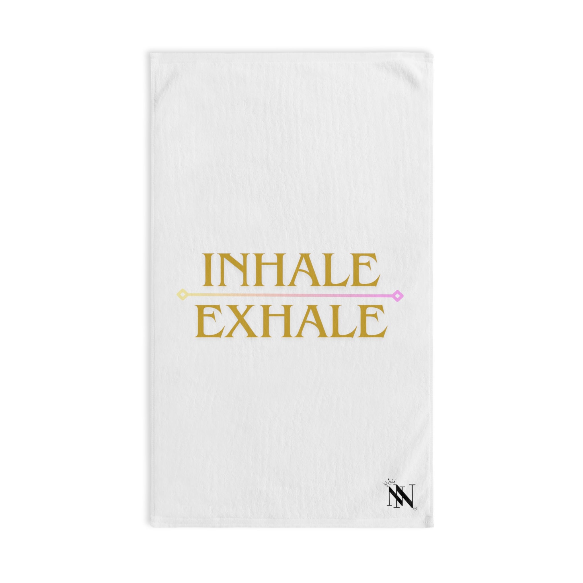 Inhale Exhale White | Funny Gifts for Men - Gifts for Him - Birthday Gifts for Men, Him, Her, Husband, Boyfriend, Girlfriend, New Couple Gifts, Fathers & Valentines Day Gifts, Christmas Gifts NECTAR NAPKINS