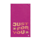 Just For YouFuscia | Funny Gifts for Men - Gifts for Him - Birthday Gifts for Men, Him, Husband, Boyfriend, New Couple Gifts, Fathers & Valentines Day Gifts, Hand Towels NECTAR NAPKINS